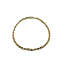 2.7MM Torsade Bracelet en or Jaune 10K RCB007