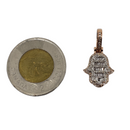 Hamsa Pendant 0.45ct diamonds 10K Rose Gold SP10802A