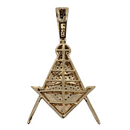 Iluminati 0.42ct Gold Pendant in 10k Gold SP 9937