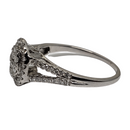 Diamant Bague 0.50ct en or blanc 14k skr21963-50