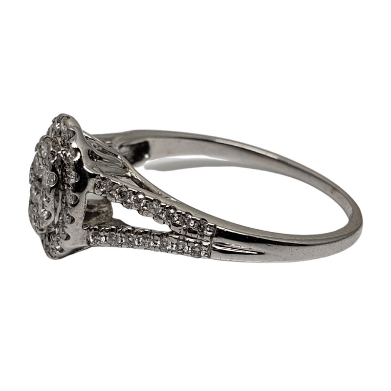 Diamond Ring 0.50ct in 14k White Gold skr21963-50