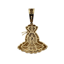 Money-Bag 0.46ct Diamond Pendant in 10k  SP 10872