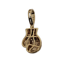 Boxing-Glove 0.74ct Diamond Pendant in 10k SP 10880