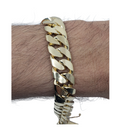 14mm 10k  Solid Miami Cuban Link