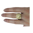 Lion Gold Ring 10k for Men MR-093