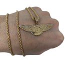10k Rope chain + 10k Bentley Pendant
