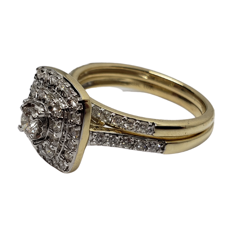 Diamond Ring 1.0ct in 10k Yellow Gold SKR20833-100