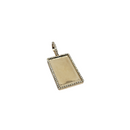 Custom Dog Tag 1.04ct 10k gold NEW