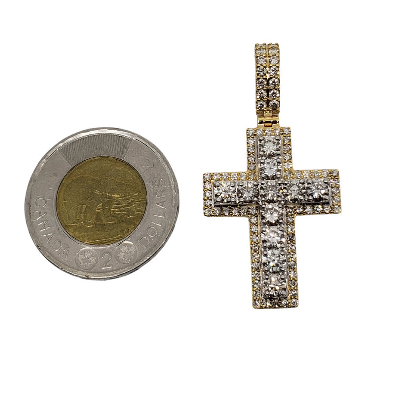 Cross 3.75ct Diamonds 10k Gold NEW SP11579