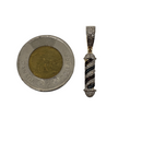 Pendatif de barbier 0.41ct de diamants en or jaune 10k 