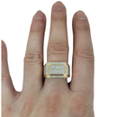 10k 0.55ct hiphopx5 diamond Ring NEW