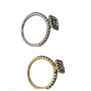 Diamond Ring 0.90ct in 14k Yellow & White Gold SKR24216-90K