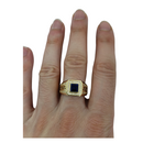 De Luca Gold Ring for Men MR-037