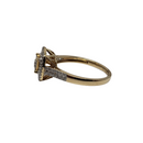 Calla Halo Diamond Ring 10K BUR-525