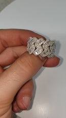 10k bague monaco  2.10ct Diamond Ring NEW