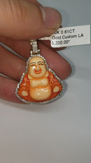 Orange Bhouda 0.61ct of Diamonds 10k Gold NEW