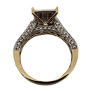 Diamant Bague 0.89ct Or jaune 10k SR 9310