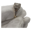 Diamant Bague 0.62ct Or jaune 10k SR 10670