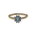 Daria 10K Yellow Gold Diamond Ring For Her BUR-225