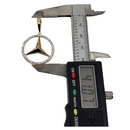 Mercedes 0.93ct Gold Pendant in 10k Gold SP 10766