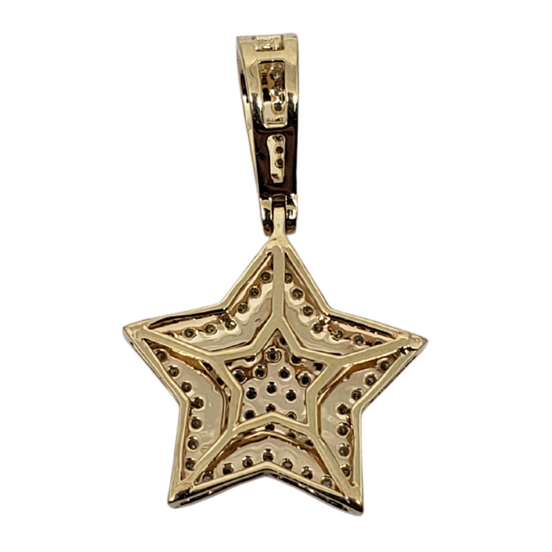 Star 1.00ct Gold Pendant in 10k Gold SP 9841 A