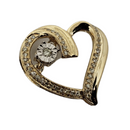 Heart 0.15ct Diamond Pendant in 10k  SP 00012