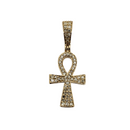 Cross  0.23ct Diamond Pendant in 10k SP 10440