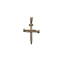 Cross Nail  Pendant in 10k Gold CP010