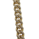 10k 3.12 ct Vs Diamants Miami cuban Link Bracelet