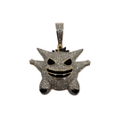Bubble-Gengar 1.88ct Diamond Pendant in 10k SP 12061 A