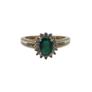 Delta Emerald Diamond Ring For Her BUR-280