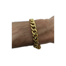 9.8mm Miami Cuban Link 10K Yellow Gold Bracelet for Men BMC005