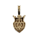 Crown 0.64ct Diamond Pendant in 10k  SP 10874