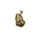 Cuban Link Prayers pendant in 10k Gold LA164