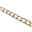 12.64mm Borghese 10K Yellow Gold Bracelet MB008