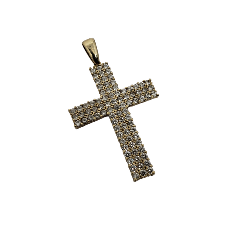 Cross Pendant in 10k Gold CP019