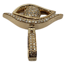 Eye-of-hurus 0.44ct Pendentif en or 10k SP 10796