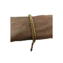 5.1MM Bracelet Franco en or jaune 10k taille diamant FBG-003