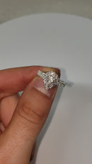 18k 1.35ct Pear VS Diamond Engagement Ring