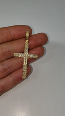 10k 1.04ct SI Diamond Cross