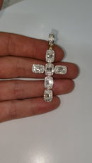 10k 2.12ct Diamond Cross NEW
