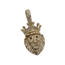Crown 0.64ct Diamond Pendant in 10k  SP 10874