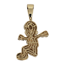 Mario 0.5ct Pendentif en or 10k SP 11386