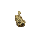 Cuban Link Prayers pendant in 10k Gold LA164