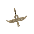 Cross-Angel 1.02ct Diamond Pendant in 10k  SP 10769