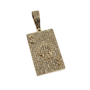 Card 1.16ct Diamond Pendant in 10k SP 11505