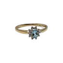 Daria 10K Yellow Gold Diamond Ring For Her BUR-225