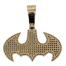 Batman 1.10ct Gold Pendant in 10k Gold SP 9796 A