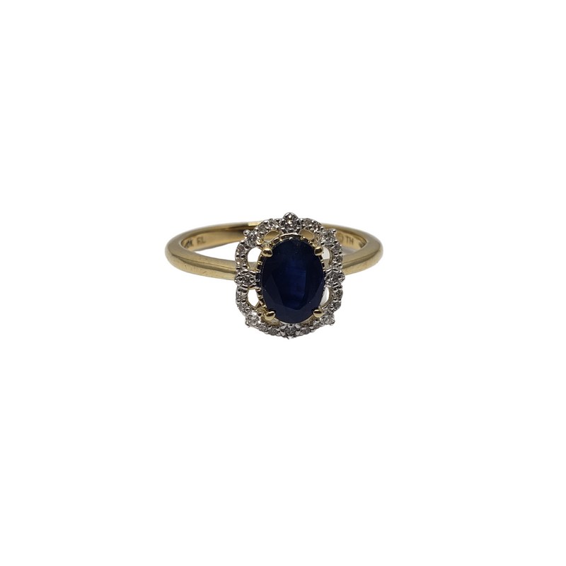 Sapphire Diamond Ring  Cleo BUR-220