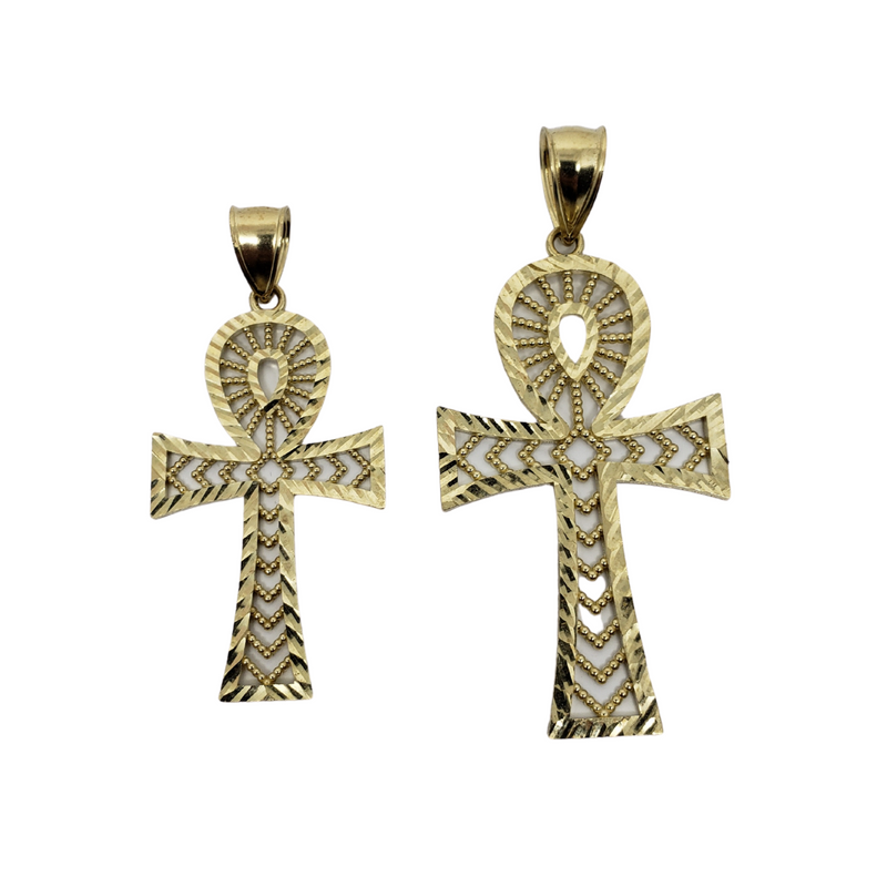 Cross of Life Pendant in 10k Gold CP024